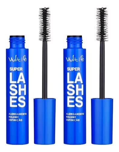 2 Unida Rímel Máscara De Cílios Vult Super Lashes Preto 10g