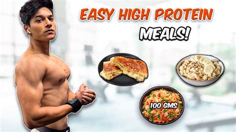 Best High Protein Meals For Muscle Building Quick And Easy Recipes With Macros Youtube