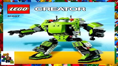 Lego Instructions Creator 31007 Power Mech Book 3 Youtube