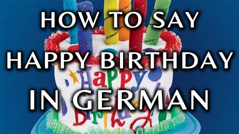 Happy birthday song in german - ropotqmates