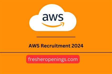 Amazon Web Services AWS Jobs Drive 2024 Hiring For Freshers