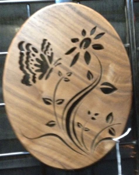 Butterfly Flower Scrollsaw Wall Hanging Scroll Saw Patterns Wood