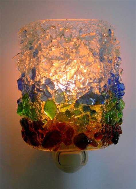 Horizon Recycled Glass Night Light Night Light Recycled Glass Glass