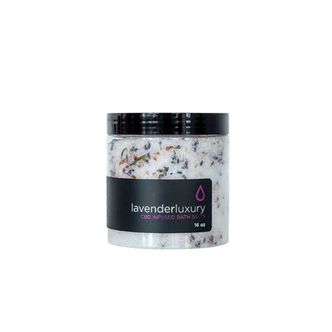 Lavender Luxury Hydrated Leaf Cbd Bath Salts Relaxation Elevated