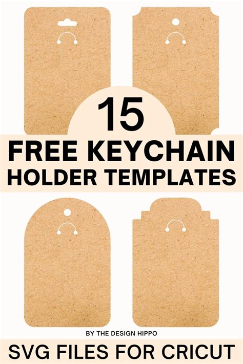 Free Keychain Holder Svg Templates For Display Cards Artofit