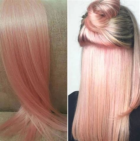 Med Tech Запись со стены Hidden hair color Dyed blonde hair Pink