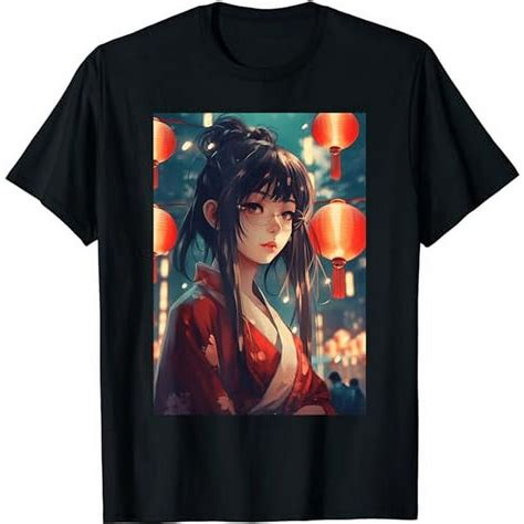 Japanese Otaku Waifu Girl Anime Aesthetic T Shirt