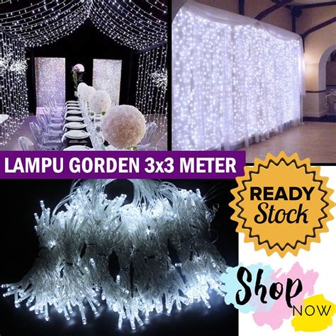 Jual MI SHOPINN Lampu Hias Dekorasi Gorden Lamp Panggung Wedding