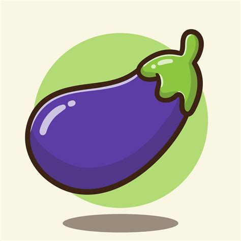 Cartoon Eggplant