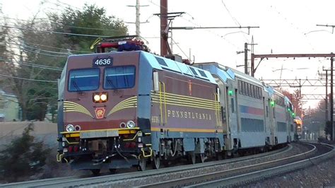 NJT ALP 46A PRR Heritage Unit Before After It Was Wrapped At Convent