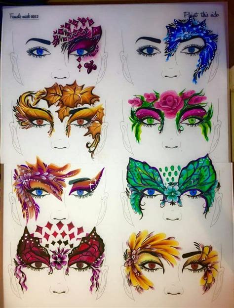 Pin By Hilary Macdonald On Face Paint Mask Face Paint Face Art Makeup Adult Face Painting