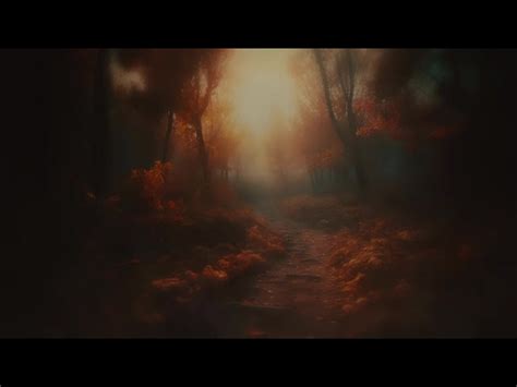 Autumn Path Darken Shift Worship Playback Media Store