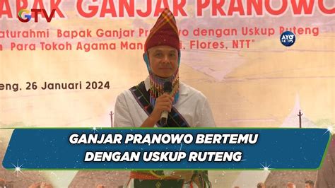 Tiba Di Manggarai Ganjar Pranowo Disambut Meriah Dengan Tarian Adat