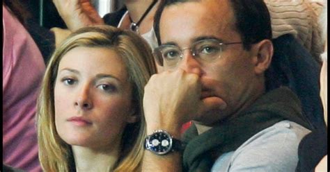 Jean Luc Delarue Et Sa Compagne Elisabeth Bost Match OM PSG Au Parc