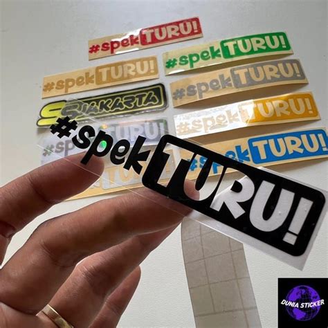 Jual Stiker Spek Turu Sticker Cutting Stiker Motor Murah Sticker Racing