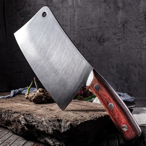 Big Bone Cutting Chopping Knives Stainless Steel Kitchen Etsy