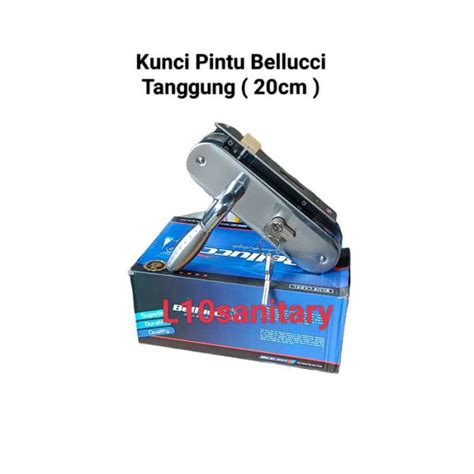 Jual Kunci Pintu Handle Pintu TANGGUNG 20cm Set Komplit BELLUCCI Di