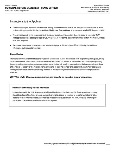 Personal History Statement Form Pdf Fill Out Sign Online Dochub