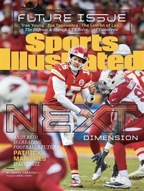 New 2018 Magazine Sports Illustrated Patrick Mahomes Kansas City Chiefs