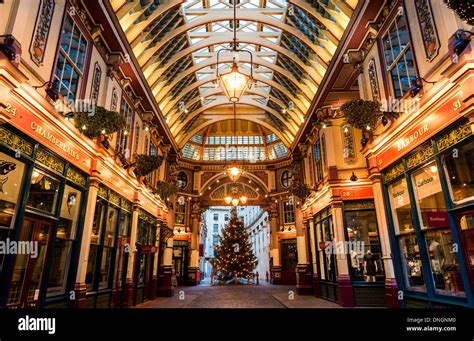 Leadenhall Market at Christmas time Stock Photo: 64907136 - Alamy