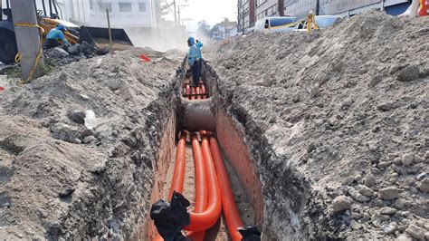 Avanza Instalaci N Del Cableado Subterr Neo En El Centro Hist Rico De