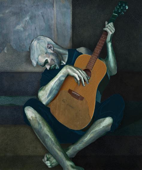 Picasso Old Man Guitar Lo Res Robin Rile Fine Art