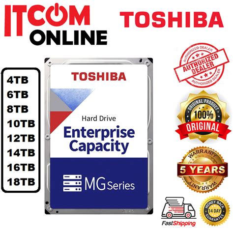 TOSHIBA ENTERPRISE MG SERIES 4TB 6TB 8TB 10TB 12TB 14TB 16TB 18TB