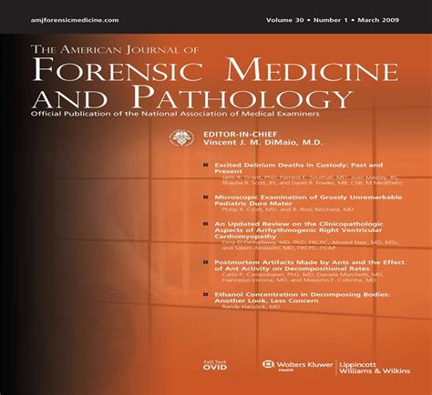 The American Journal Of Forensic Medicine And Pathology