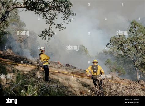 November 11 2023 Paradise California Usa Cal Fire And Butte County Fire Worked To Complete