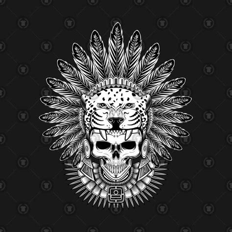 Aztec Jaguar Symbol Tattoo