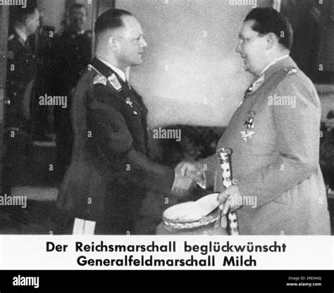 Hermann Göring Right With Field Marshal Erhard Milch Automated