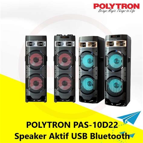 Jual Polytron Pas 10d22 Speaker Aktif Usb Bluetooth Di Seller Cv Sami