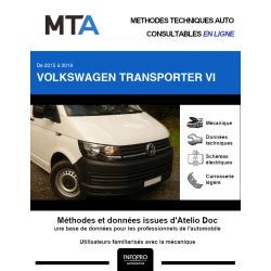 Rta Volkswagen Transporter Vi Phase Chassis Double Cabine Portes