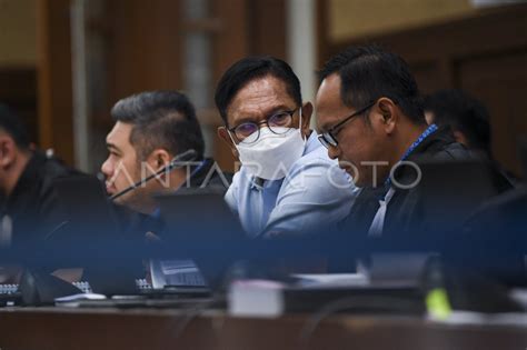 Sidang Lanjutan Korupsi BTS BAKTI Kominfo ANTARA Foto