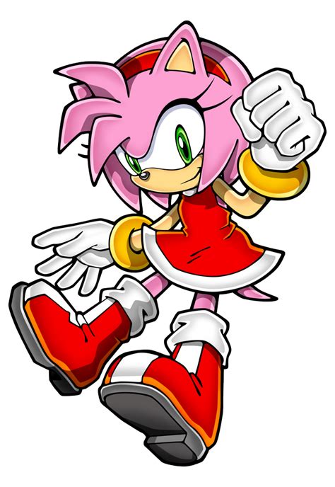 101168 Safe Artistyuji Uekawa Official Art Amy Rose Sonic Eulipotyphlan Hedgehog