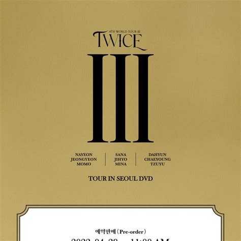 Twice 4th World Tour Iii In Seoul Dvd Omfoo