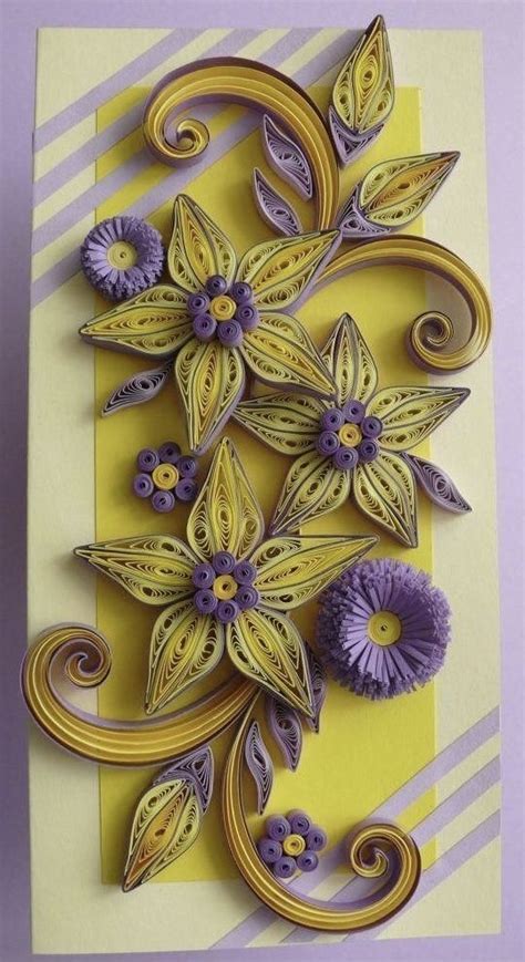 Intricate Paper Quilling Patterns For Handmade Cards