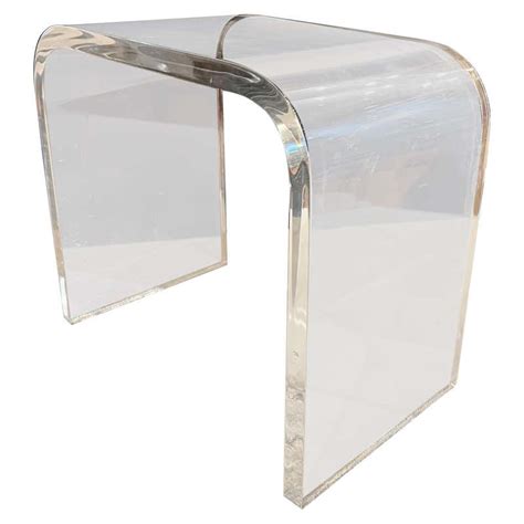 Pair Of Mcm Lucite Folding Tv Trays Tables At 1stdibs Lucite Tv