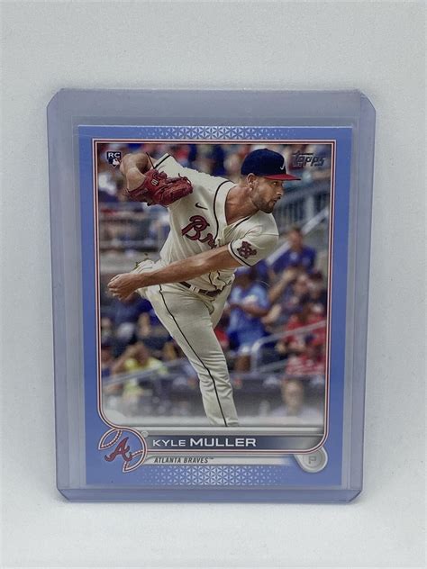 2022 Topps Series 1 Kyle Muller Rookie Fathers Day Blue 11 50 Braves EBay