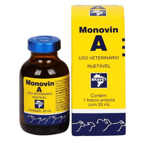Onde Comprar Monovin A - Kit Monovin C 20ml + Monovin A 20ml - Bravet - Drogaria Sao Paulo