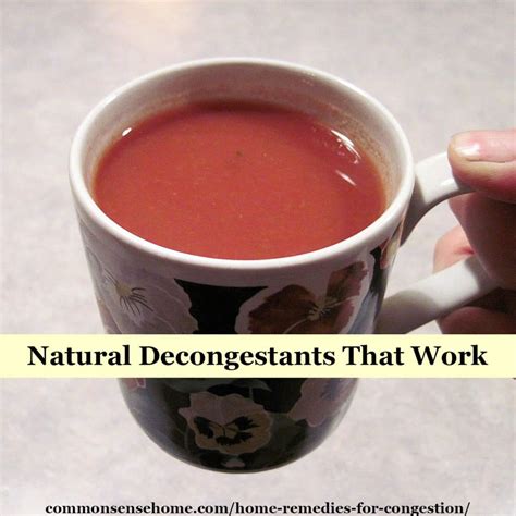 10 Home Remedies for Congestion - Natural Decongestants That Work