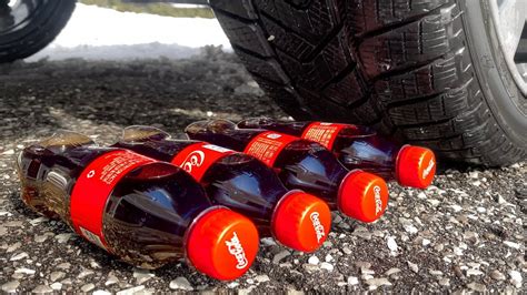 Crushing Crunchy Soft Things By Car Experiment Car Vs Coca Cola