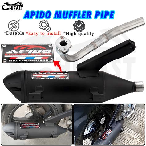 Apido Muffler Pipe Mio I Soul I Mio Gear V Set Exhaust