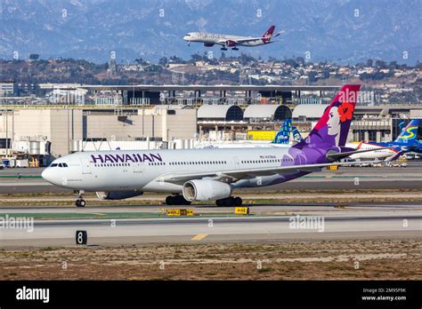 Los Angeles United States November Hawaiian Airlines Airbus