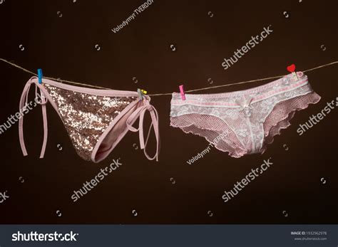 Female Lingerie On Rope Female Underwear Stock Photo Shutterstock