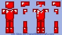 Ruby Armor Minecraft Skin