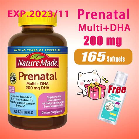 Nature Made Prenatal Multi Dha 200mg 150 Softgels Chen Imported Products Store Thaipick