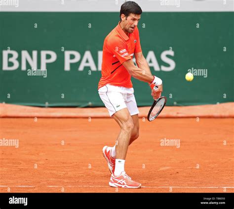 Novak djokovic backhand hi-res stock photography and images - Alamy