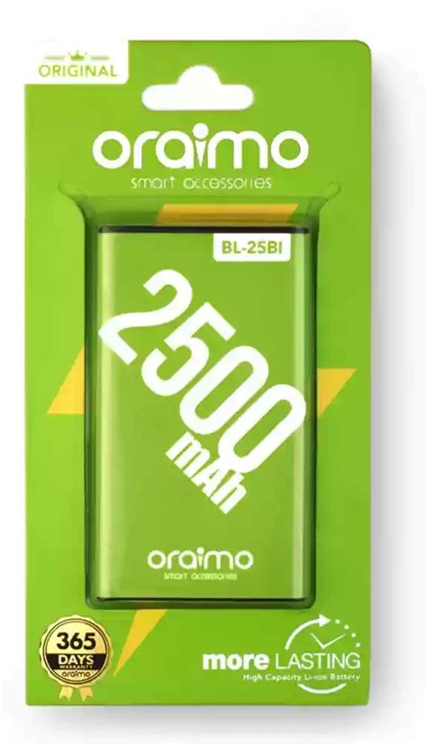 ORAIMO Phone Battery OBL BL 25BI Oraimo