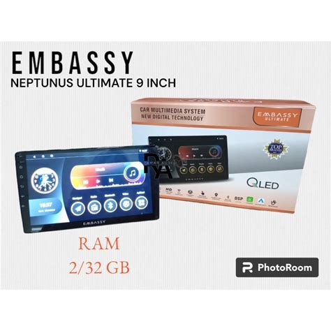 Jual Head Unit Android Embassy ULTIMATE 9 Inch Carplay Android Auto Ram